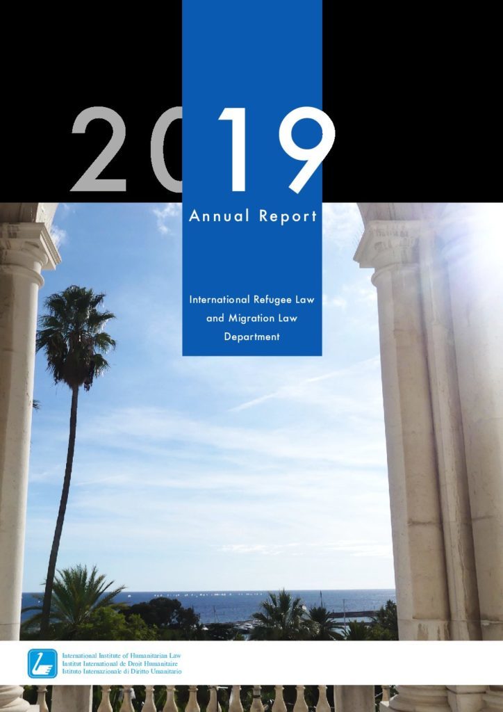 The 2019 Annual Report of the International Refugee and Migration Law Department is now available!