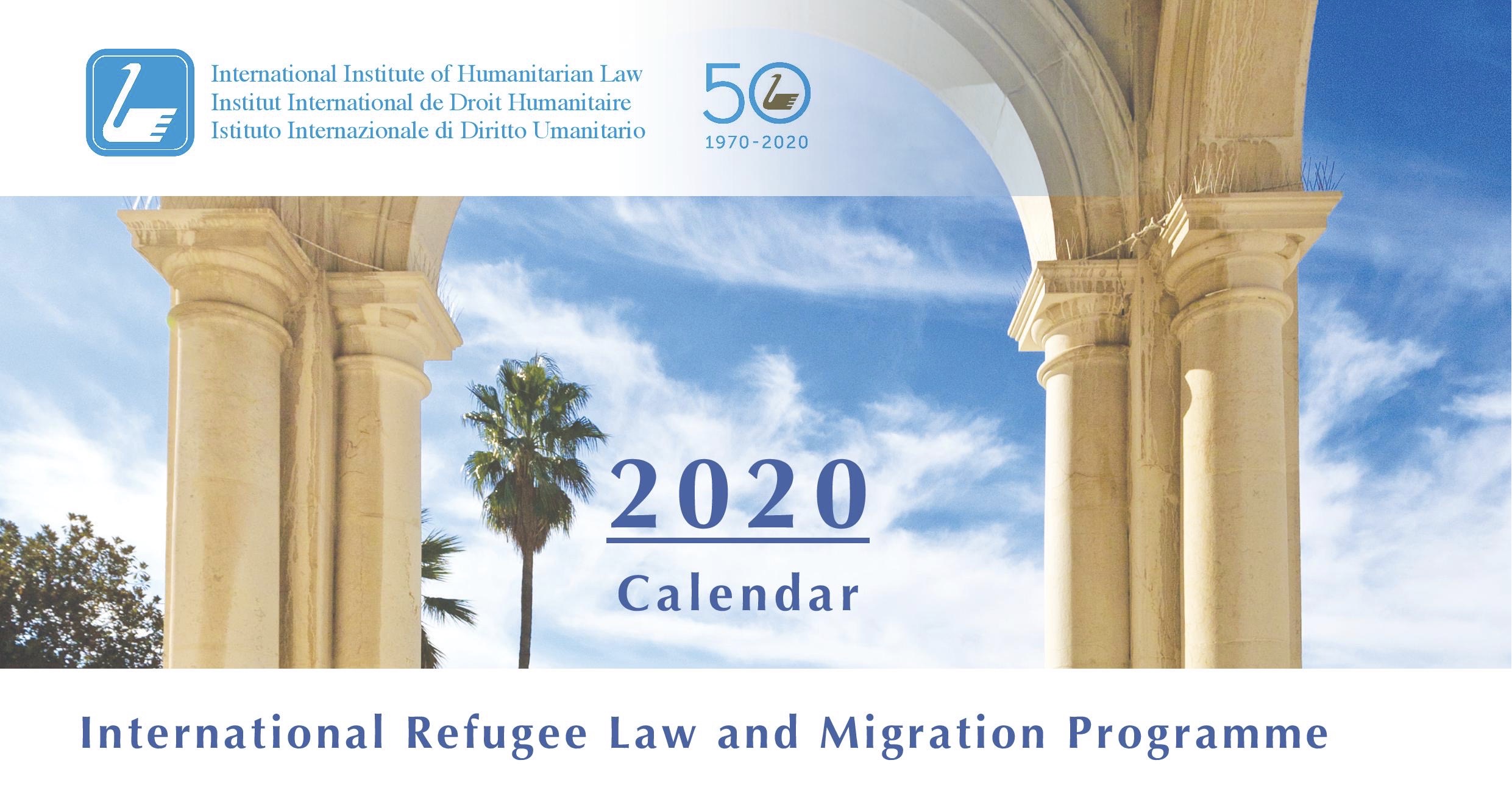 International Refugee Law and Migration Law Programme for 2020