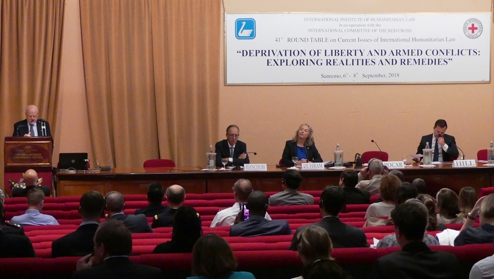 Sanremo Round Table on “Deprivation of liberty and armed conflicts: exploring realities and remedies”