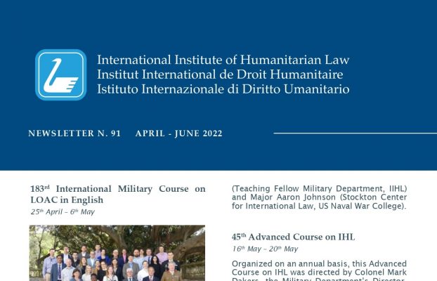 Download the last newsletter of the Institute (April-June 2022)!