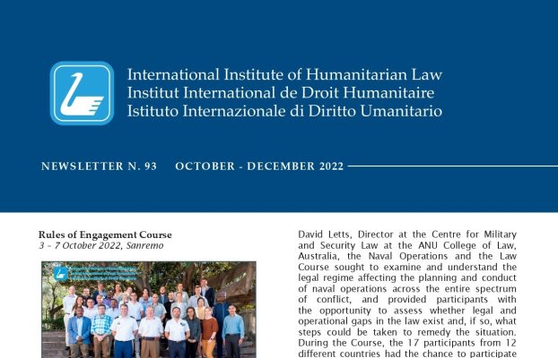 Download the last newsletter of the Institute (October-December 2022)!