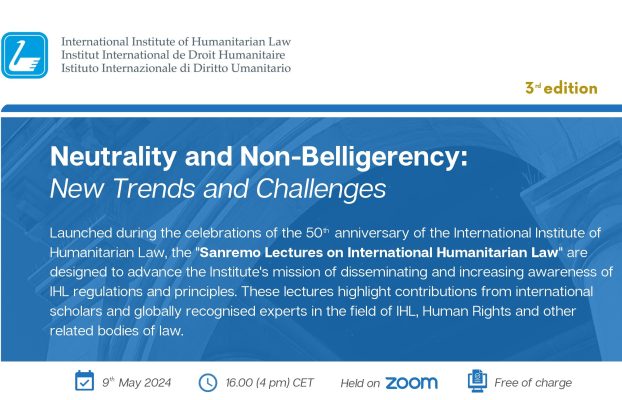 3rd Sanremo Lecture on International Humanitarian Law
